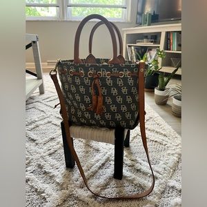 Dooney & Bourke Signature Crossbody Satchel Tulip Tote